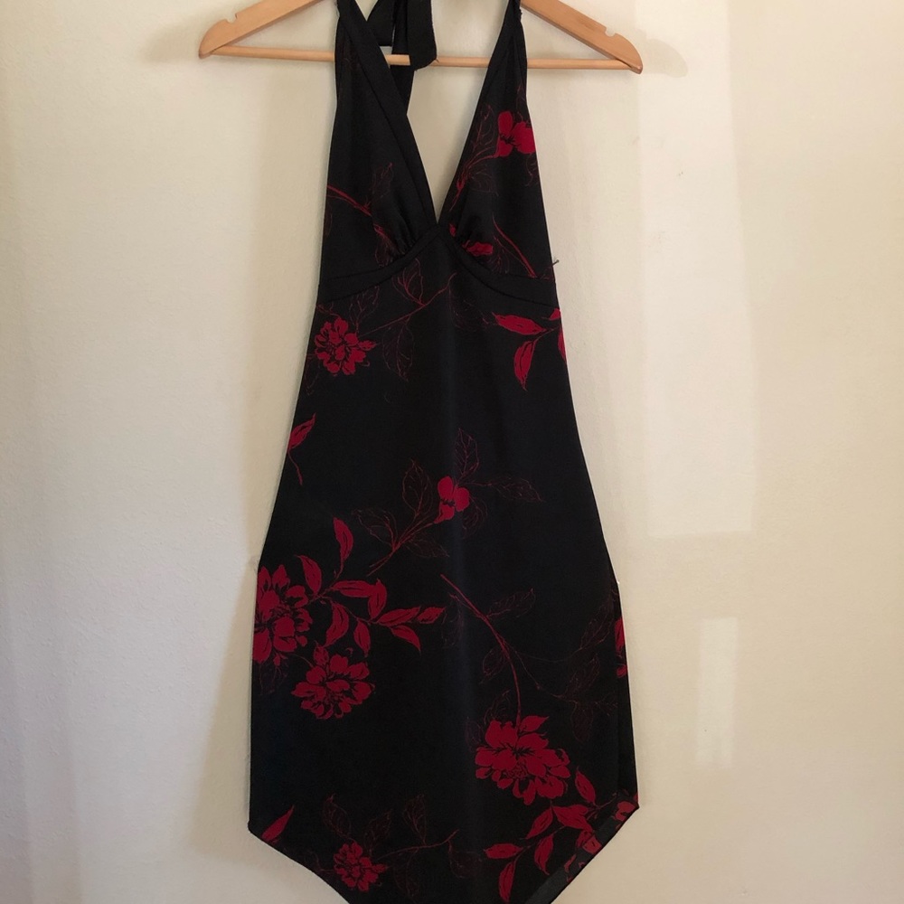 Low Back Halter Dress